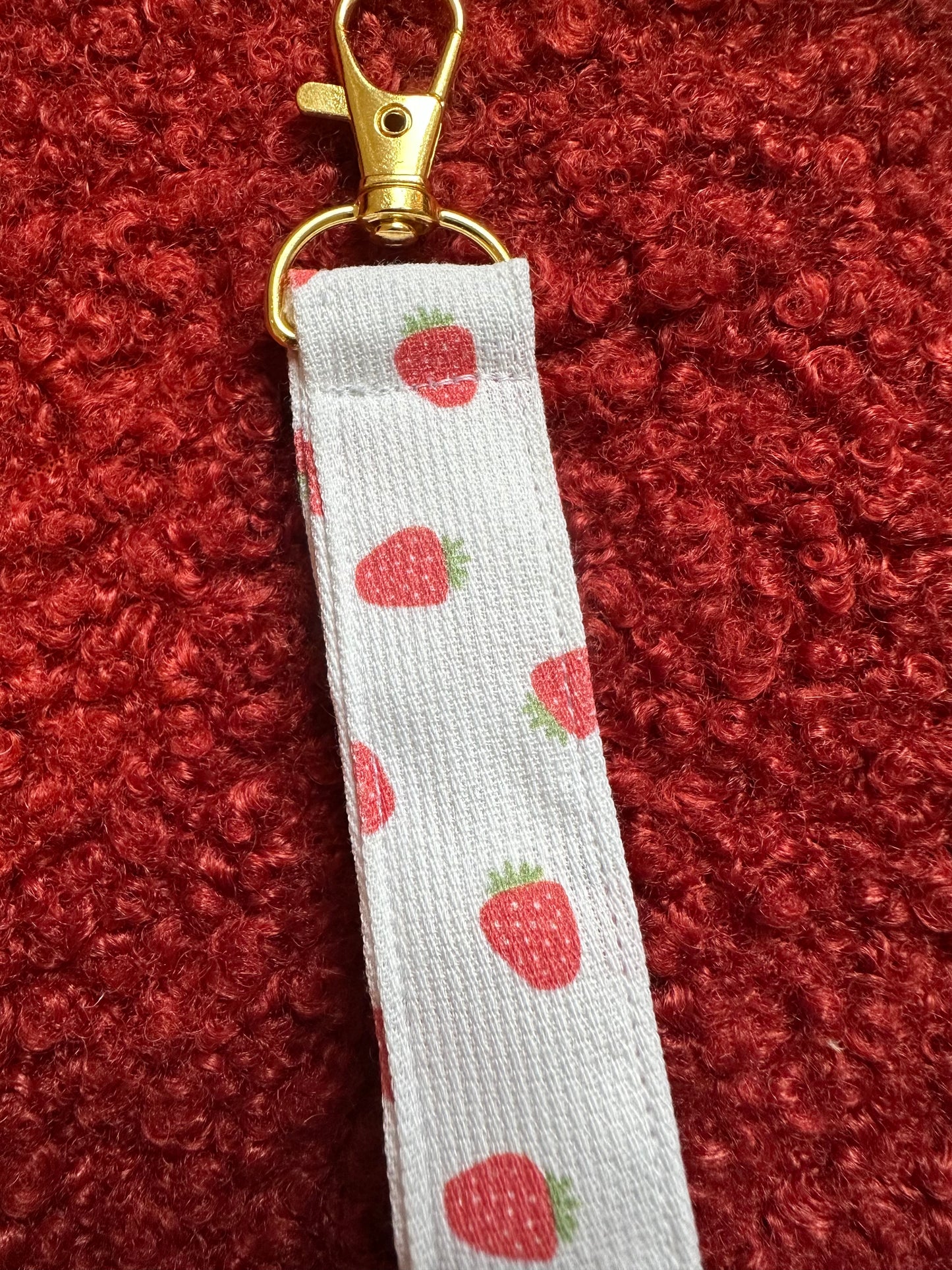 Porte clé fraise
