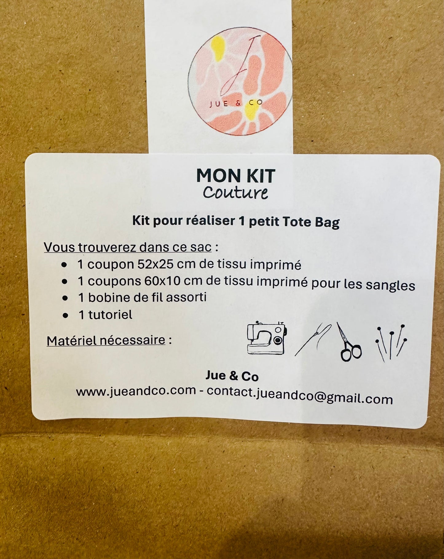 Kit création trousse Camel