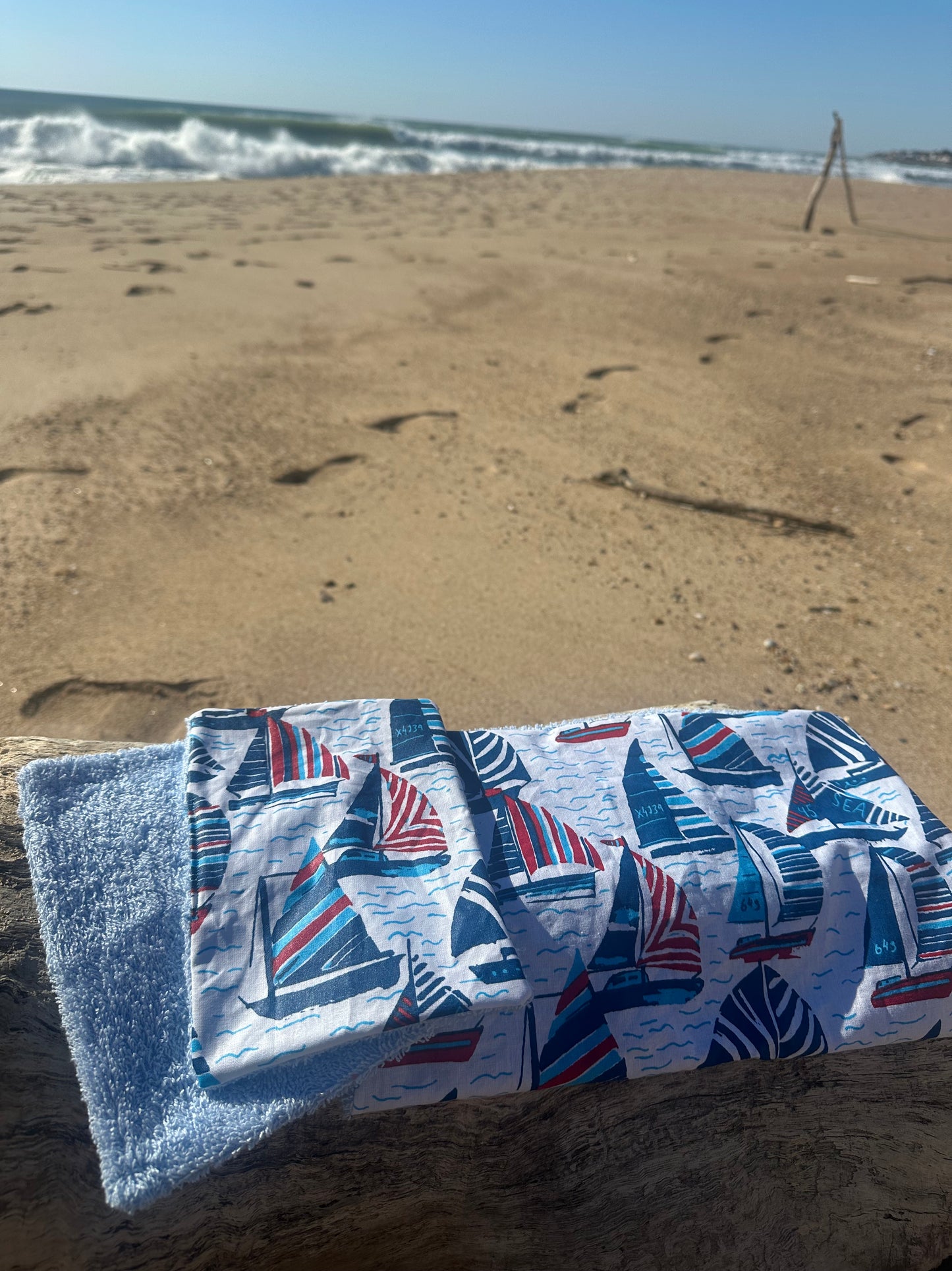 Pack Bateau éponge bleu ciel