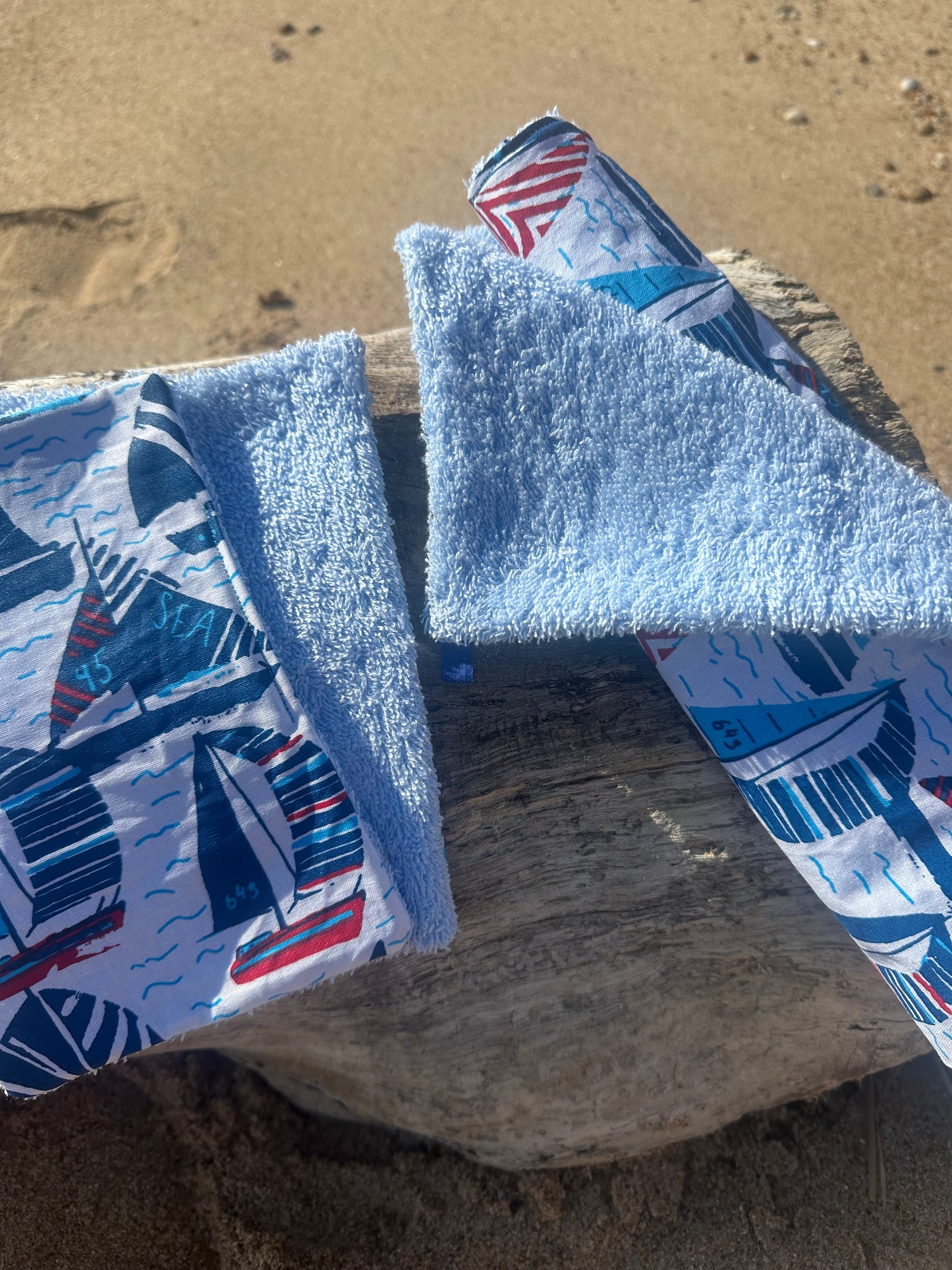 Pack Bateau éponge bleu ciel