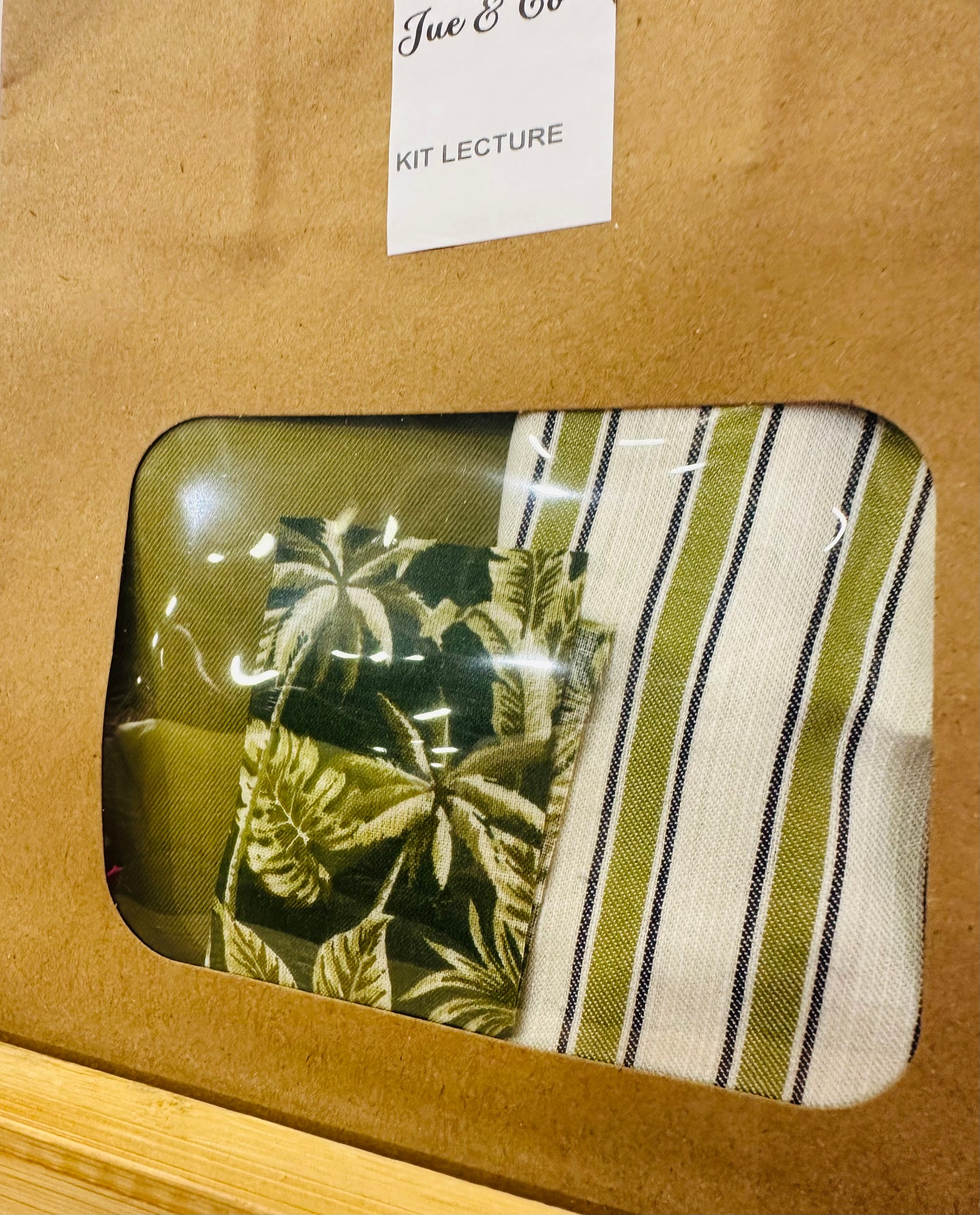 Kit création poche à livre nature