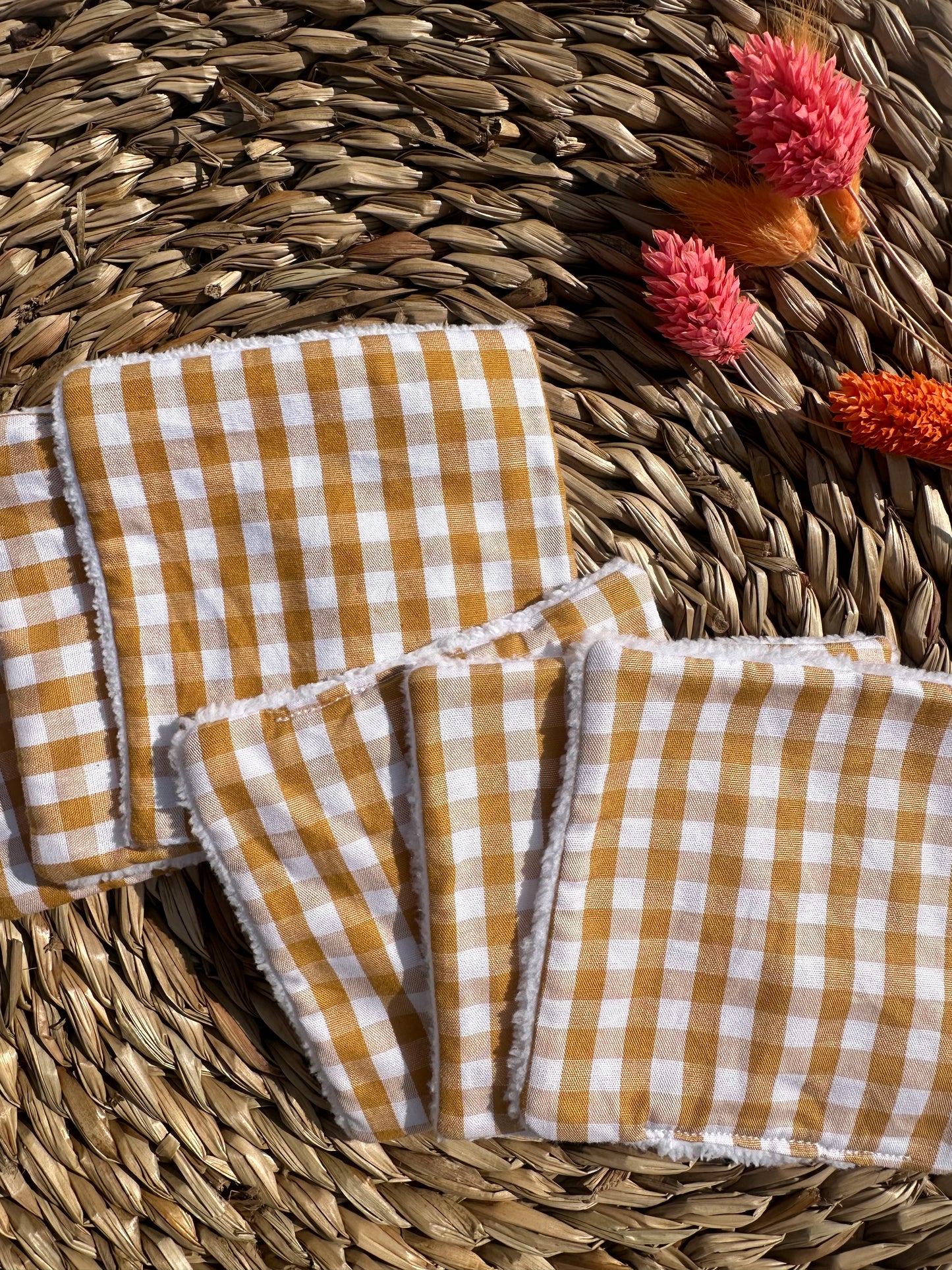 Pack 6 cotons vichy Camille