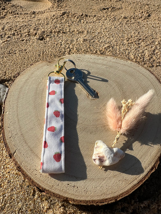 Porte clé fraise