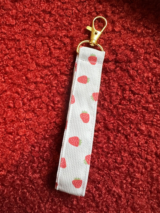 Porte clé fraise