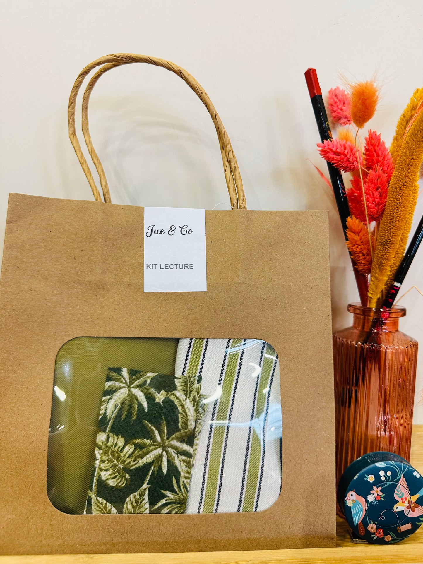 Kit création poche à livre nature