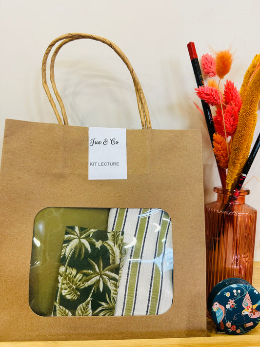 Kit création poche à livre nature