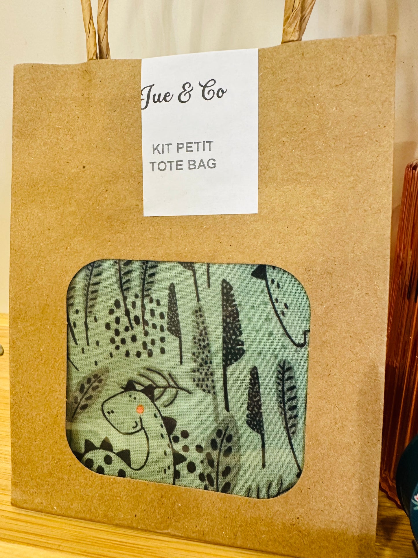 Kit création petit tote bag Dino