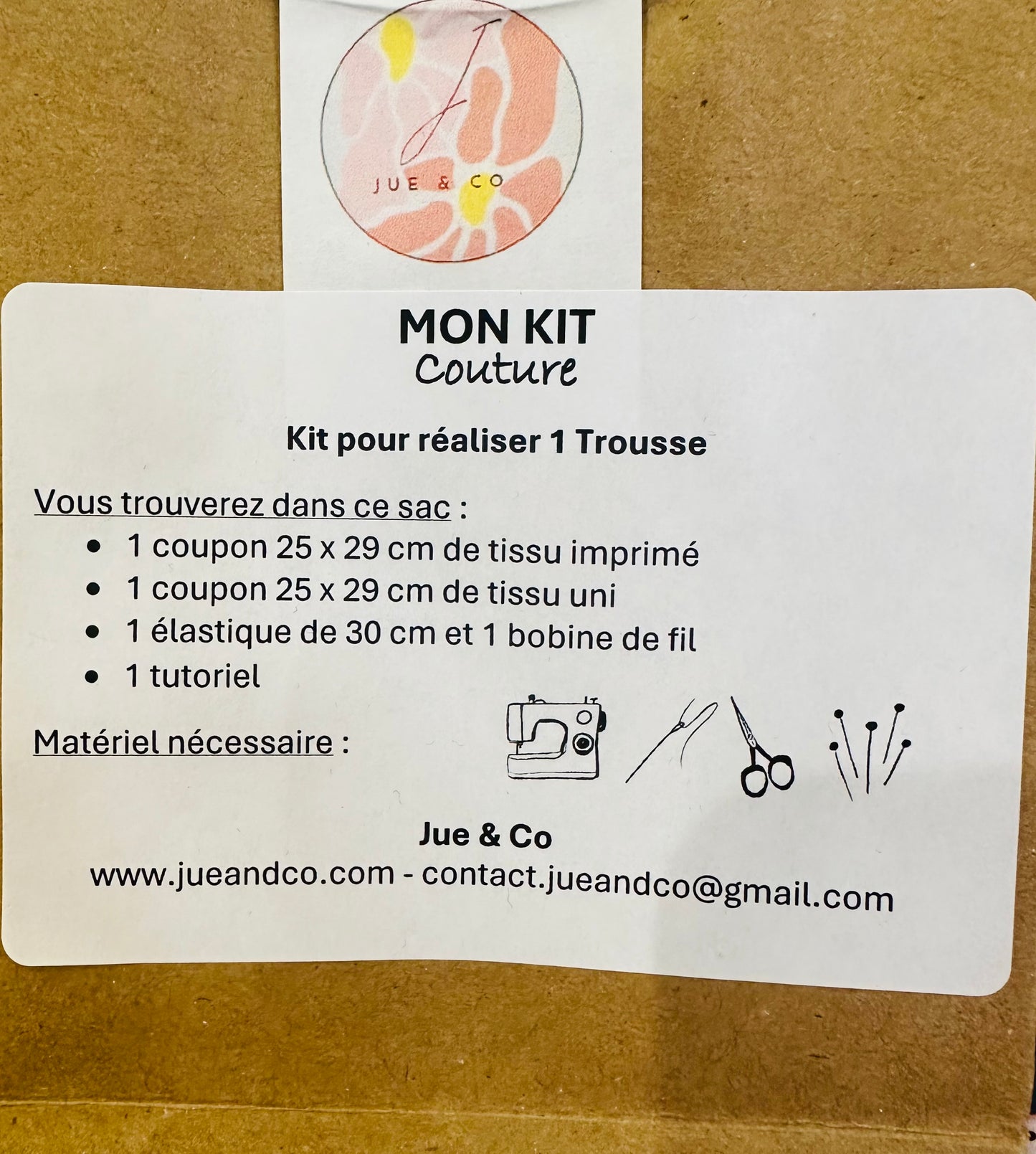 Kit création trousse tutti frutti