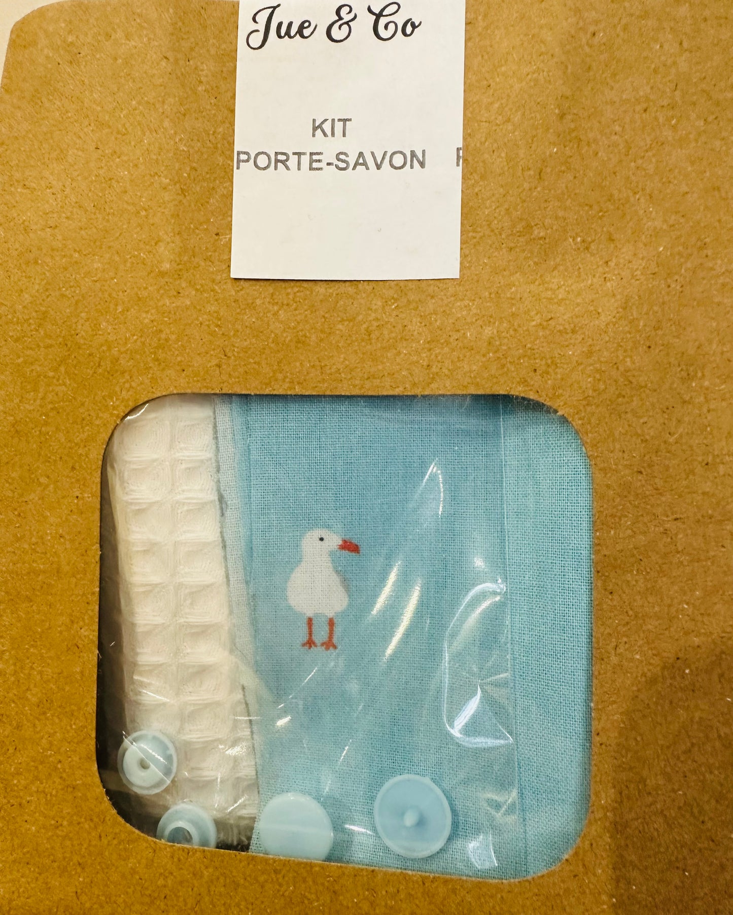 Kit créatif porte savon les mouettes
