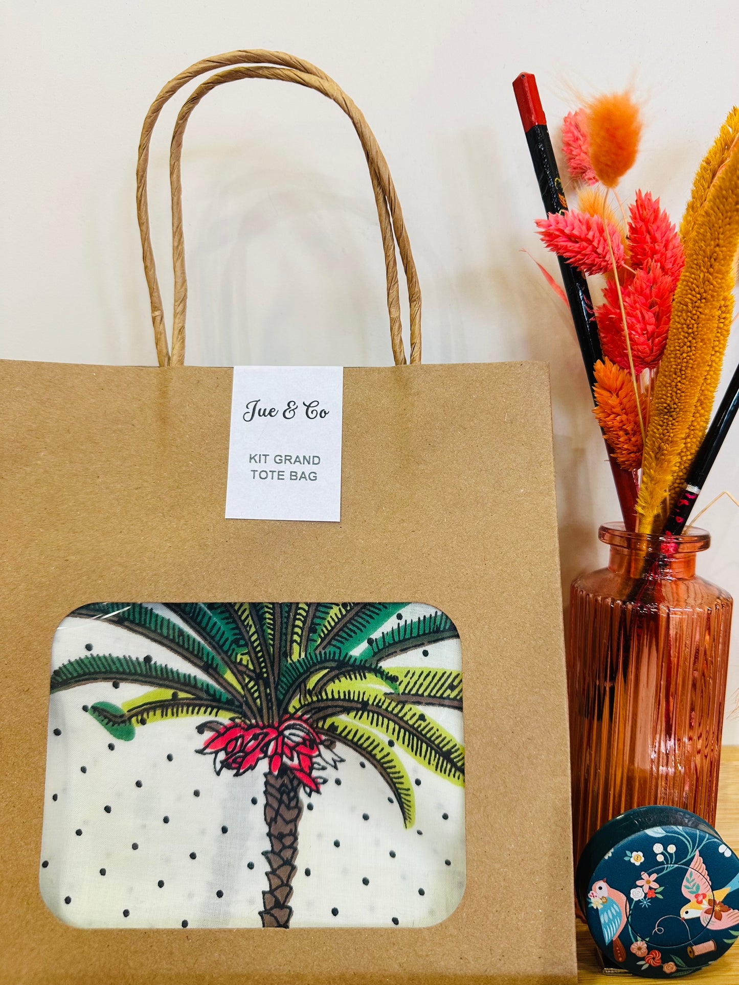 Kit création tote bag Palmier