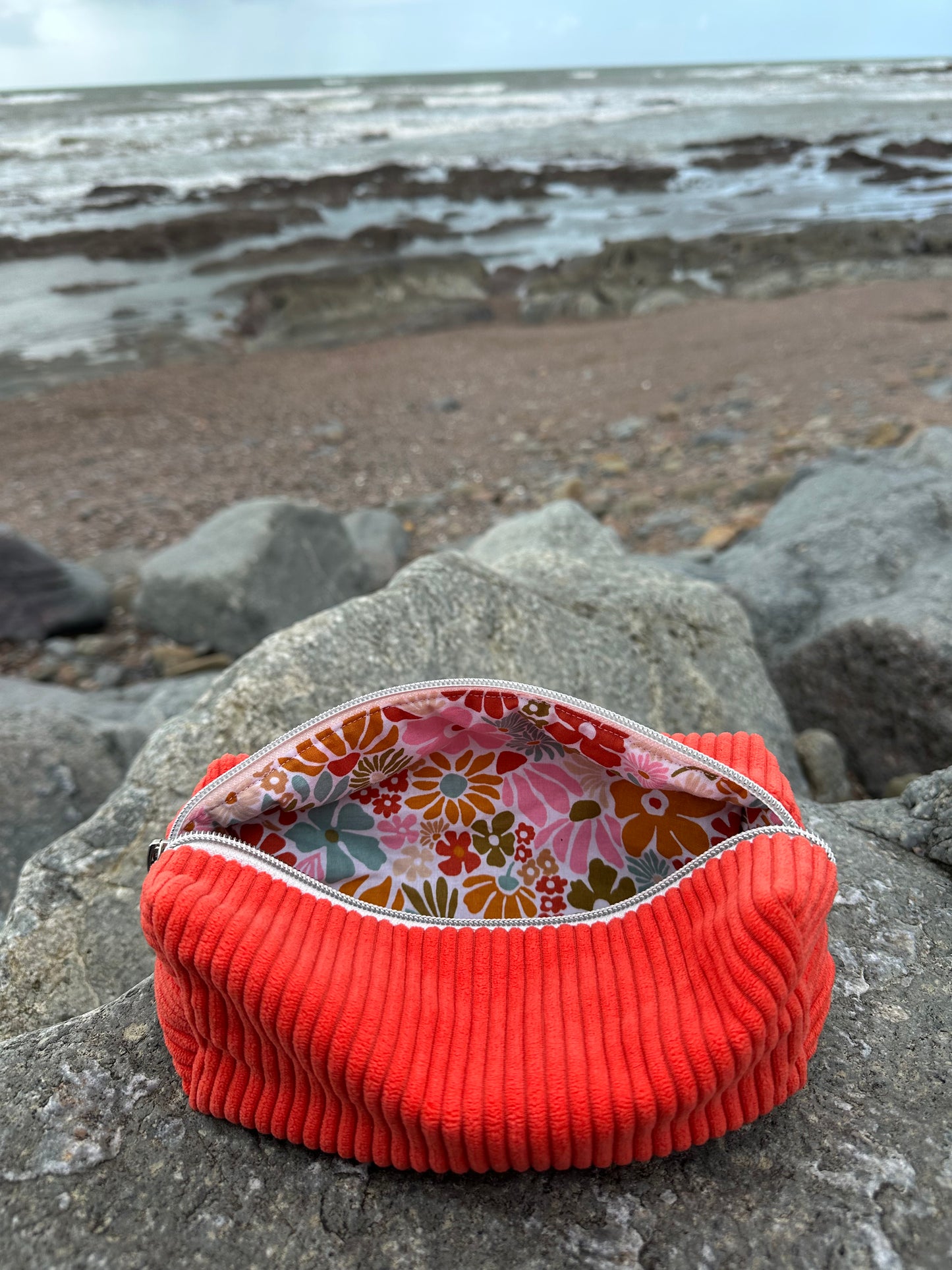 Trousse velours Coralie