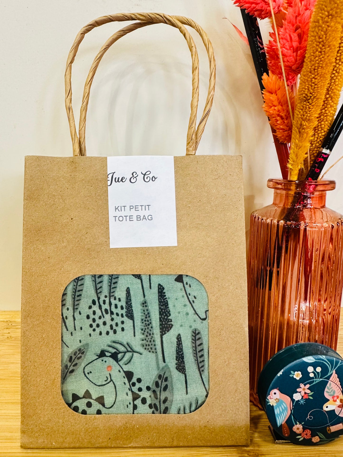 Kit création petit tote bag Dino