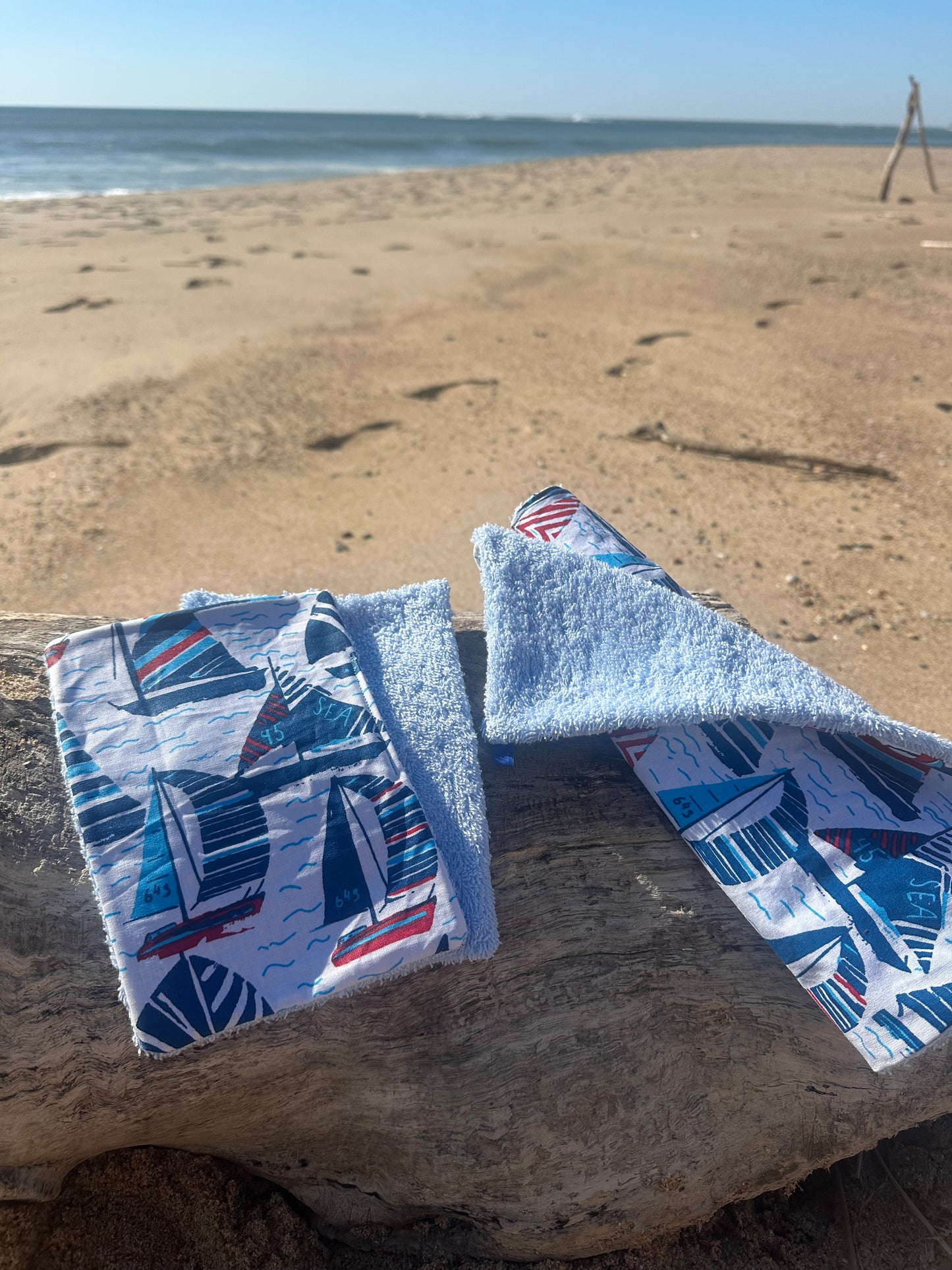 Pack Bateau éponge bleu ciel