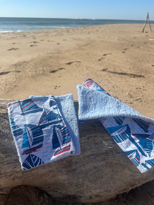 Pack Bateau éponge bleu ciel